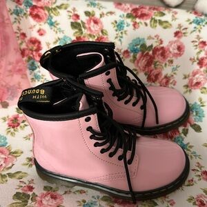 Y2K Toddler Dr. martin air wair boots Brooklee HOT PINK size 8